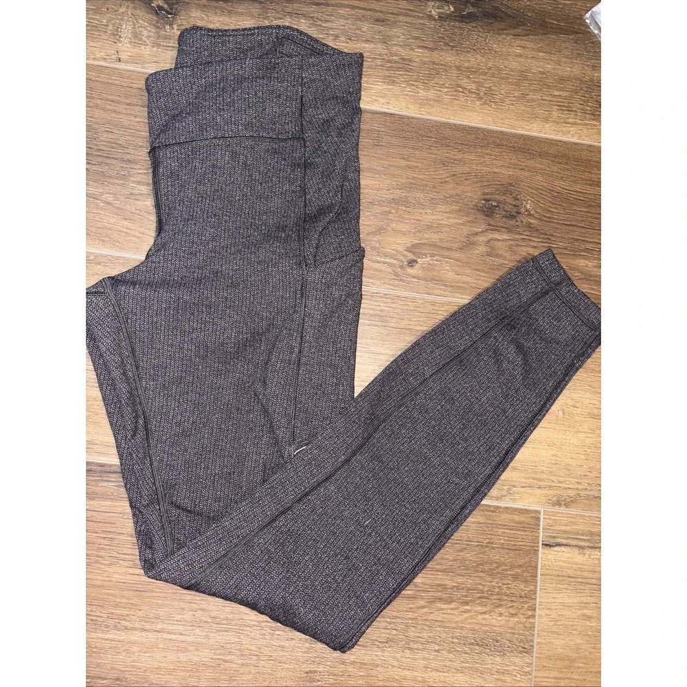 Lululemon Speed Up Tight Full-On Luxtreme Gray Leggings Women Size 8 Athleisure